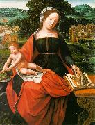 MASTER of Female Half-length Madonna and Child s Sweden oil painting reproduction